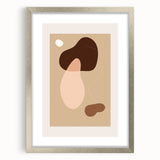 Bohemian Wall Art | Abstract Organic Shapes in Warm Earth Tones | Boho Decor