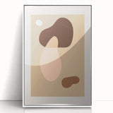 Bohemian Wall Art | Abstract Organic Shapes in Warm Earth Tones | Boho Decor