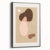 Bohemian Wall Art | Abstract Organic Shapes in Warm Earth Tones | Boho Decor