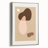 Bohemian Wall Art | Abstract Organic Shapes in Warm Earth Tones | Boho Decor