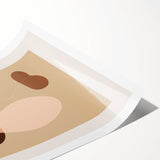 Bohemian Wall Art | Abstract Organic Shapes in Warm Earth Tones | Boho Decor