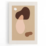 Bohemian Wall Art | Abstract Organic Shapes in Warm Earth Tones | Boho Decor