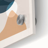 Bohemian Wall Art | Abstract Shapes in Muted Tones | Boho Decor Canvas