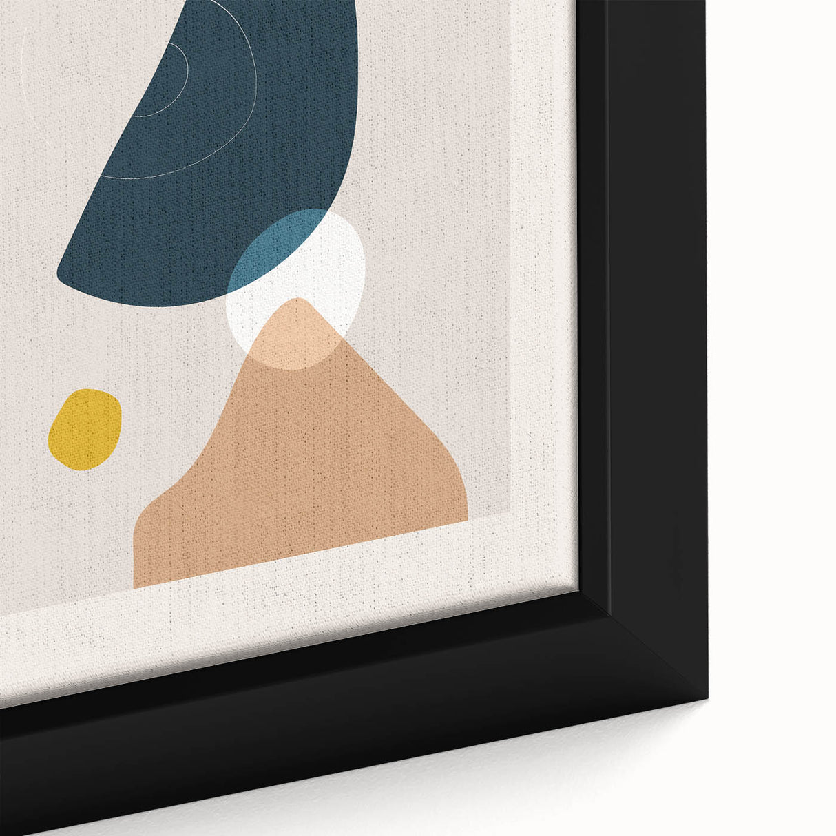 Bohemian Wall Art | Abstract Shapes in Muted Tones | Boho Decor Canvas