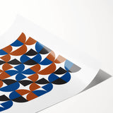 Bohemian Wall Art | Bauhaus 1919 Geometric Boho Chic Canvas Print