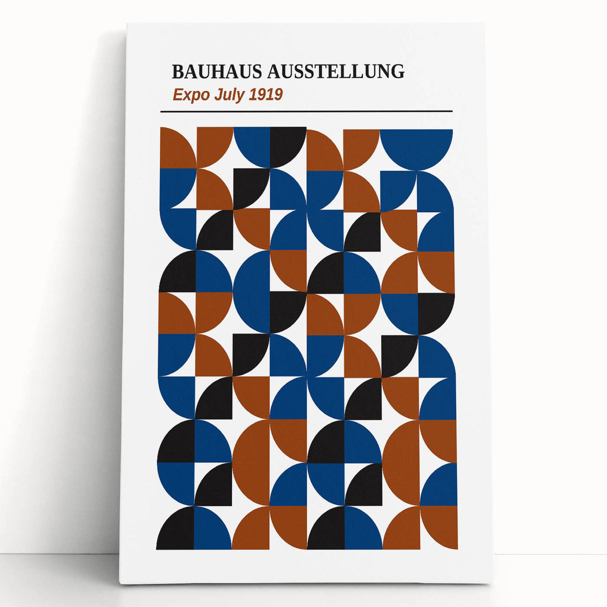 Bohemian Wall Art | Bauhaus 1919 Geometric Boho Chic Canvas Print