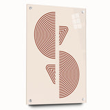 Geometric Boho Wall Art | Minimalist Circles & Triangles | Earthy Decor