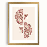 Geometric Boho Wall Art | Minimalist Circles & Triangles | Earthy Decor