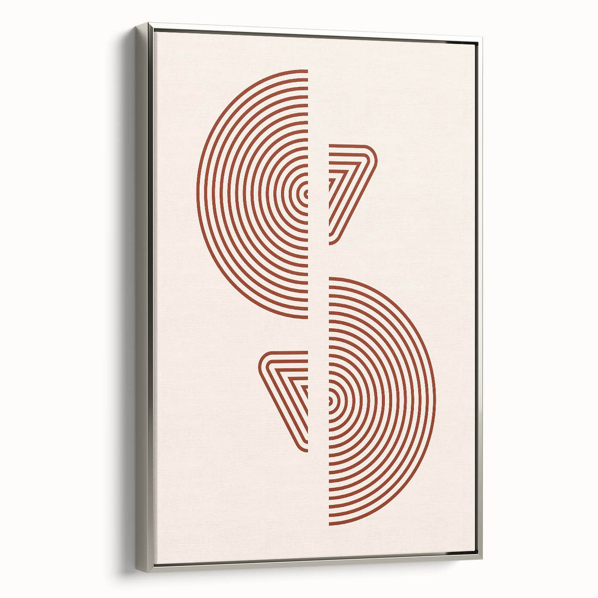 Geometric Boho Wall Art | Minimalist Circles & Triangles | Earthy Decor