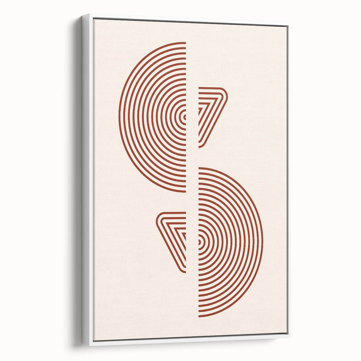 Geometric Boho Wall Art | Minimalist Circles & Triangles | Earthy Decor
