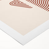 Geometric Boho Wall Art | Minimalist Circles & Triangles | Earthy Decor