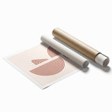 Geometric Boho Wall Art | Minimalist Circles & Triangles | Earthy Decor