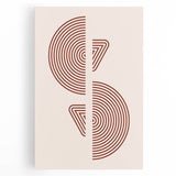 Geometric Boho Wall Art | Minimalist Circles & Triangles | Earthy Decor