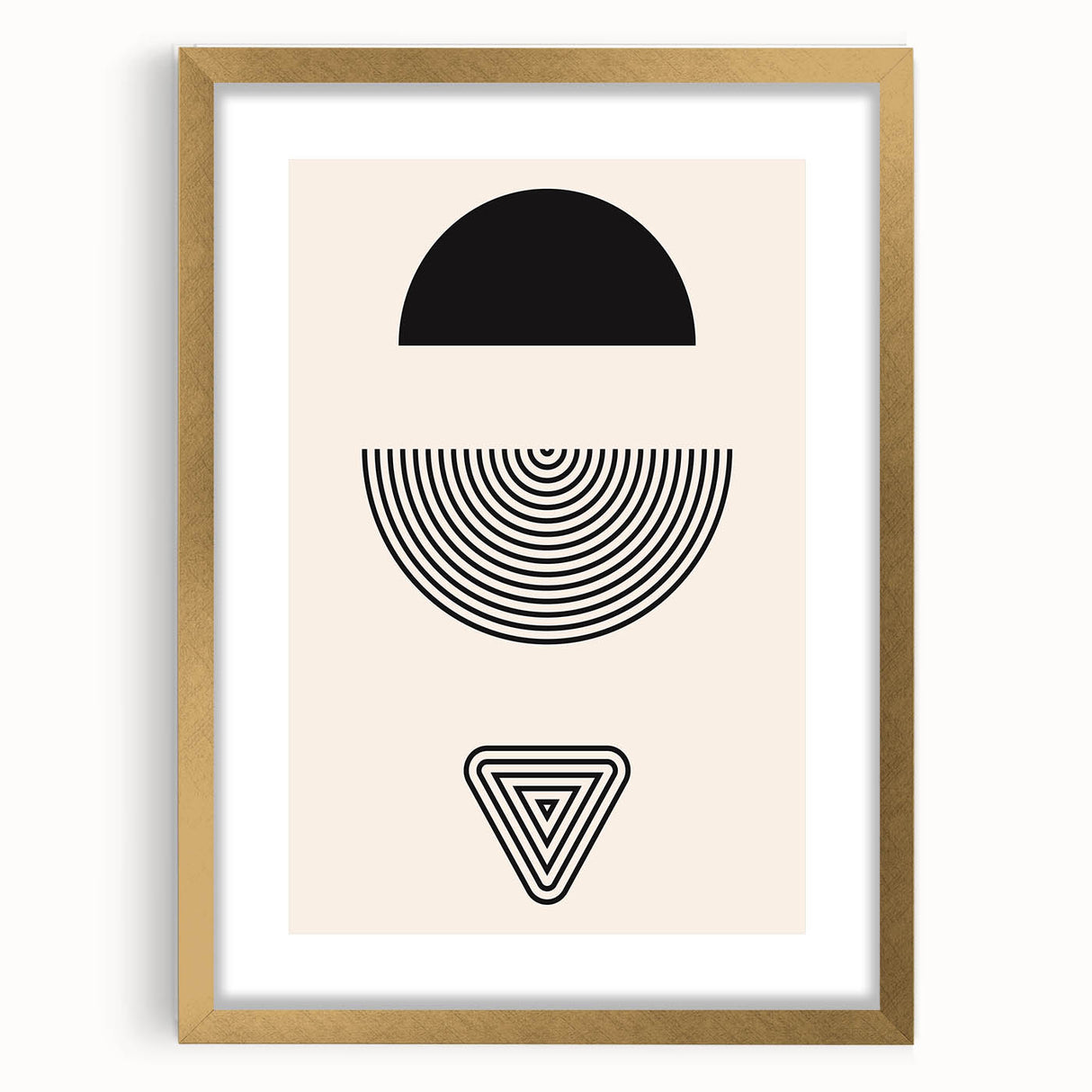 Bohemian Wall Art | Minimalist Boho Decor Canvas | Eclectic Black & White Art