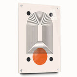 Modern Bohemian Wall Art | Geometric Boho Decor Canvas | Eclectic Art Print