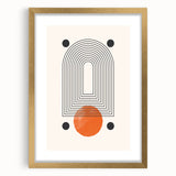 Modern Bohemian Wall Art | Geometric Boho Decor Canvas | Eclectic Art Print