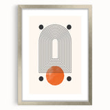 Modern Bohemian Wall Art | Geometric Boho Decor Canvas | Eclectic Art Print