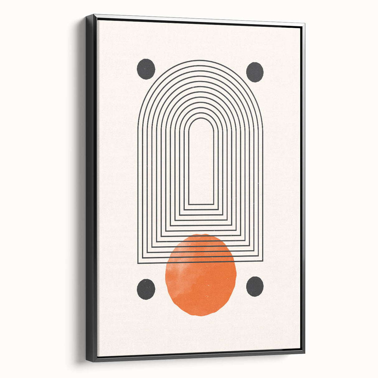 Modern Bohemian Wall Art | Geometric Boho Decor Canvas | Eclectic Art Print
