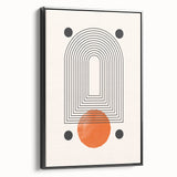 Modern Bohemian Wall Art | Geometric Boho Decor Canvas | Eclectic Art Print