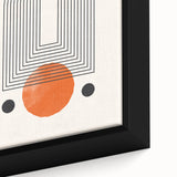 Modern Bohemian Wall Art | Geometric Boho Decor Canvas | Eclectic Art Print