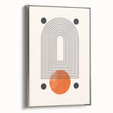 Modern Bohemian Wall Art | Geometric Boho Decor Canvas | Eclectic Art Print