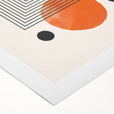 Modern Bohemian Wall Art | Geometric Boho Decor Canvas | Eclectic Art Print