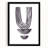 Bohemian Wall Art | Abstract Minimalist Boho Decor | Geometric Print