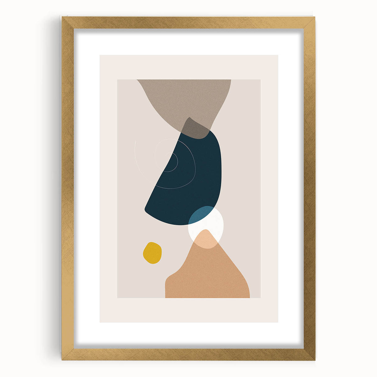 Modern Boho Abstract Wall Art | Geometric Bohemian Decor | Eclectic Print
