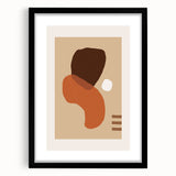 Bohemian Abstract Wall Art | Modern Geometric Boho Decor | Earthy Tones Print