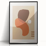 Bohemian Abstract Wall Art | Modern Geometric Boho Decor | Earthy Tones Print