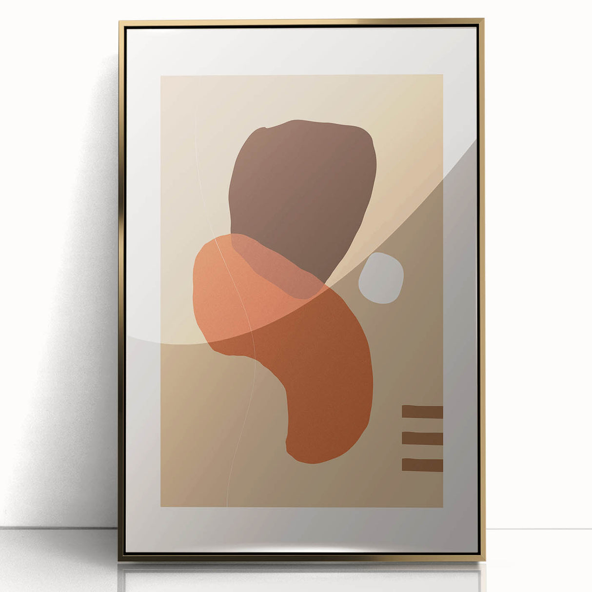 Bohemian Abstract Wall Art | Modern Geometric Boho Decor | Earthy Tones Print