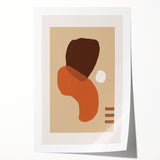 Bohemian Abstract Wall Art | Modern Geometric Boho Decor | Earthy Tones Print