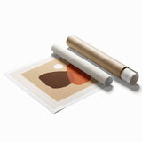 Bohemian Abstract Wall Art | Modern Geometric Boho Decor | Earthy Tones Print