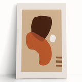 Bohemian Abstract Wall Art | Modern Geometric Boho Decor | Earthy Tones Print