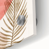 Bohemian Palm Leaf Wall Art | Modern Abstract Boho Decor | Nature Print