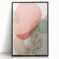 Bohemian Palm Leaf Wall Art | Modern Abstract Boho Decor | Nature Print