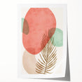 Bohemian Palm Leaf Wall Art | Modern Abstract Boho Decor | Nature Print