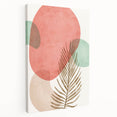 Bohemian Palm Leaf Wall Art | Modern Abstract Boho Decor | Nature Print
