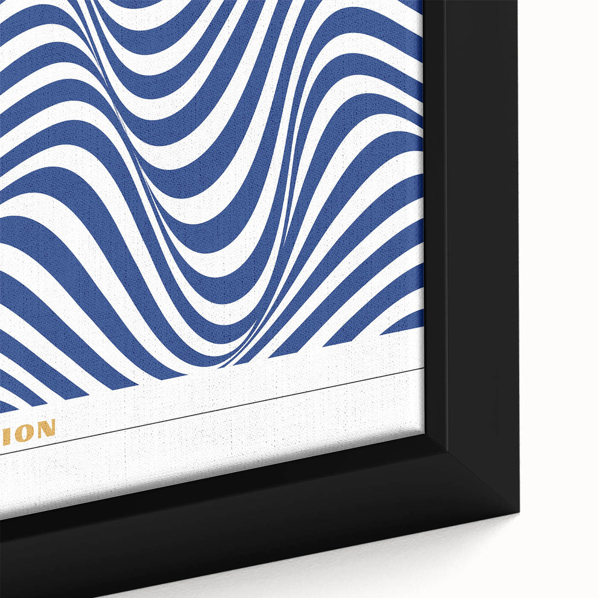 Bohemian Wall Art | Blue & White Eclectic Boho Decor Canvas Print