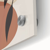 Modern Boho Leaf Wall Art | Minimalist Geometric Decor | Nature Print