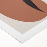 Modern Boho Leaf Wall Art | Minimalist Geometric Decor | Nature Print