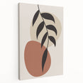 Modern Boho Leaf Wall Art | Minimalist Geometric Decor | Nature Print