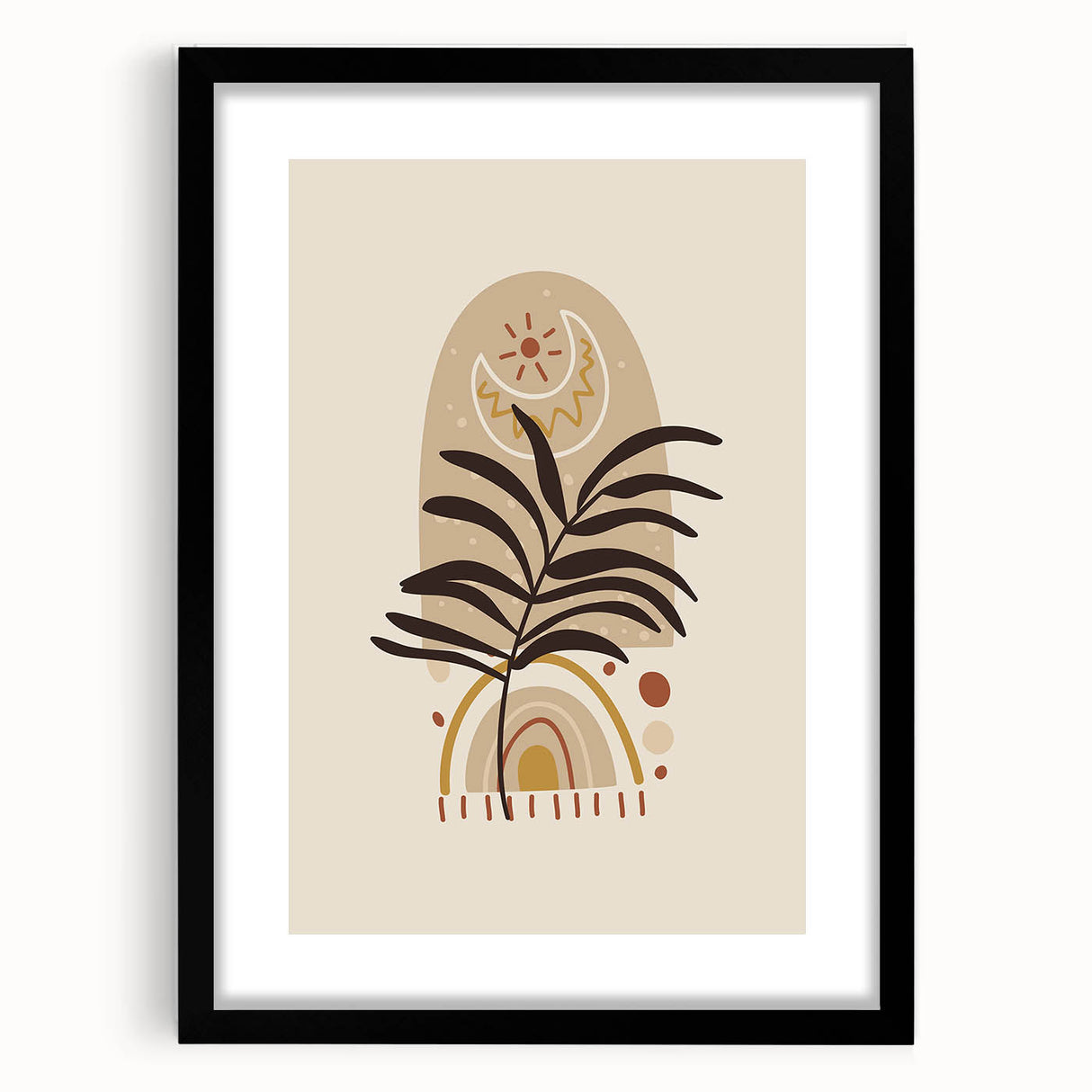 Bohemian Wall Art | Eclectic Boho Decor Canvas | Artistic Bohemian Style