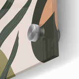 Eclectic Bohemian Wall Art | Boho Decor Canvas | Artistic Plant Print