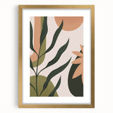 Eclectic Bohemian Wall Art | Boho Decor Canvas | Artistic Plant Print