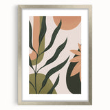 Eclectic Bohemian Wall Art | Boho Decor Canvas | Artistic Plant Print