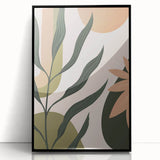 Eclectic Bohemian Wall Art | Boho Decor Canvas | Artistic Plant Print