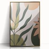 Eclectic Bohemian Wall Art | Boho Decor Canvas | Artistic Plant Print