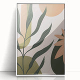 Eclectic Bohemian Wall Art | Boho Decor Canvas | Artistic Plant Print