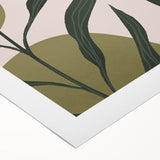 Eclectic Bohemian Wall Art | Boho Decor Canvas | Artistic Plant Print